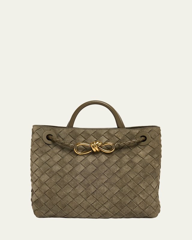Small Andiamo Suede Tote Bag